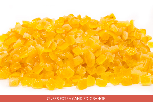 Cubes Extra Candied Orange - Ambrosio