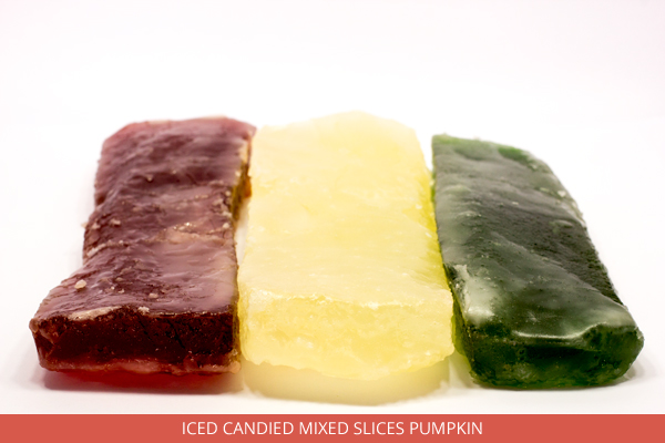 Iced Candied Mixed Slices Pumpkin - Ambrosio