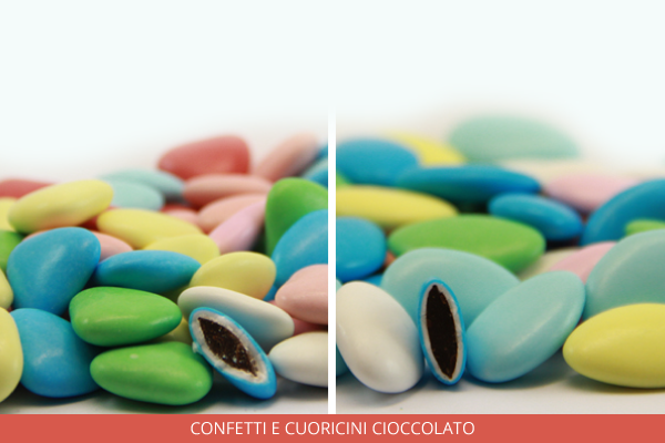 Confetti e cuoricini cioccolato - Ambrosio