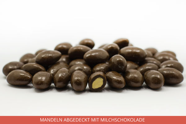 Mandeln abgedeckt mit Milchschokolade - Ambrosio