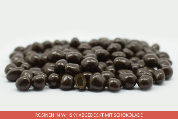 Rosinen in Whisky abgedeckt mit Schokolade - Ambrosio