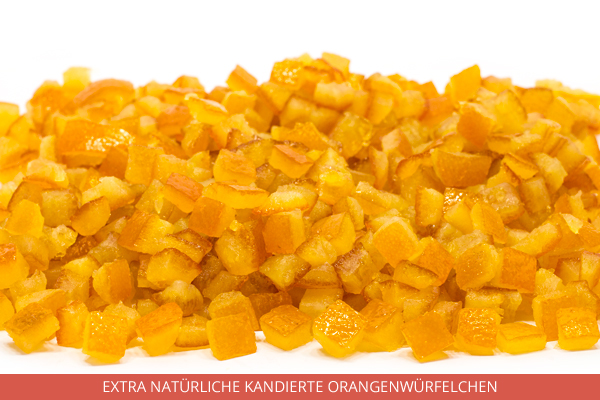 Extra Natürliche Kandierte Orangenwürfelchen - Ambrosio