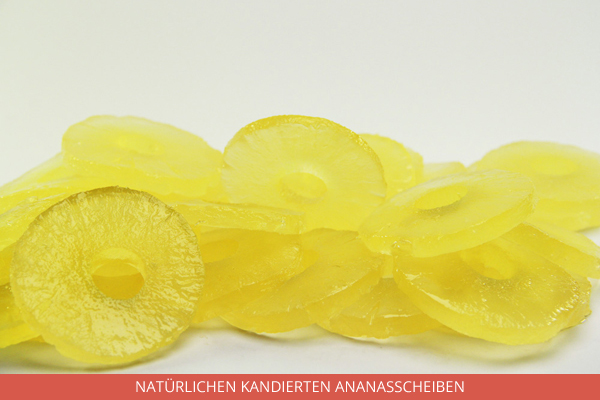 Natürlichen Kandierten Ananasscheiben - Ambrosio
