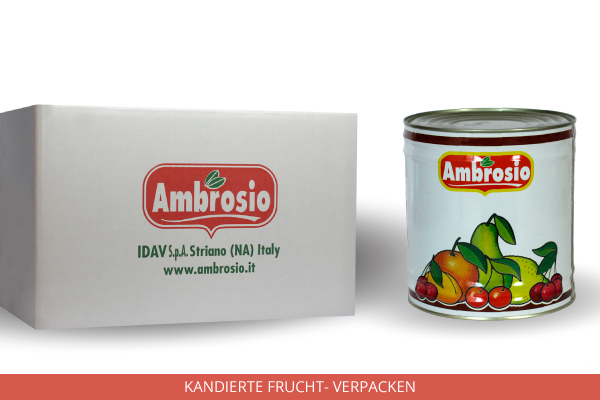 Kandierte Frucht Verpacken - Ambrosio