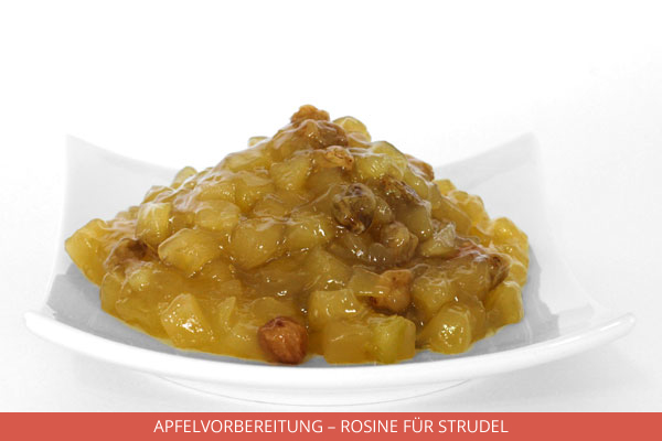 Apfelvorbereitung Rosine für Strudel - Ambrosio