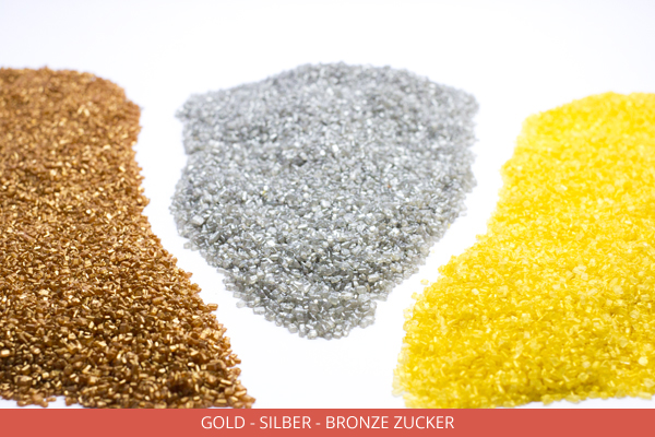 Gold - silber und bronze Zucker - Ambrosio